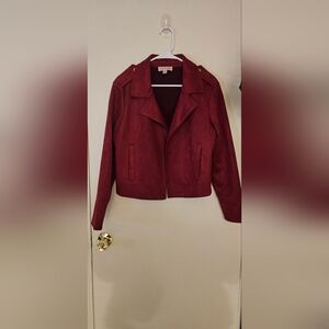 Philosophy Deep Red Blazer